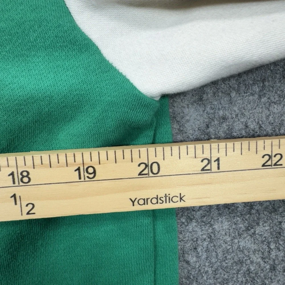 H&M Boston MA Varsity Baseball Snap Jacket‎ Green and White Boys 12/14 - Picture 4 of 10